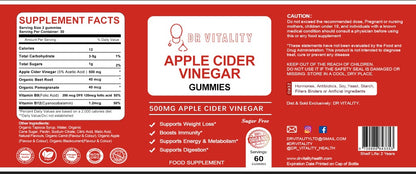 Apple Cider Vinegar - Gummies 500mg