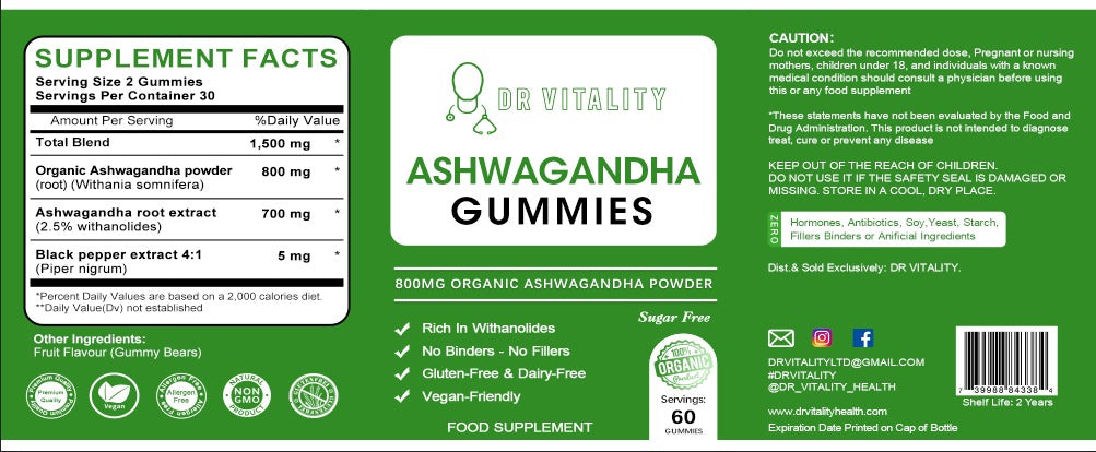 Ashwagandha - Gummies 800mg